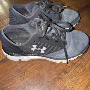 Under Armour Charcoal and Black Running Shoes